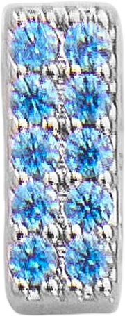 Slider Block Birthstone Charm