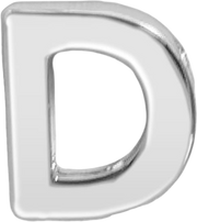 Slider Block Letter Charm