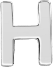 Slider Block Letter Charm