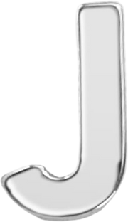 Slider Block Letter Charm