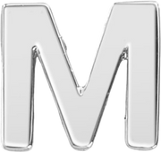 Slider Block Letter Charm