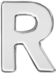 Slider Block Letter Charm