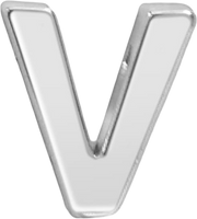 Slider Block Letter Charm