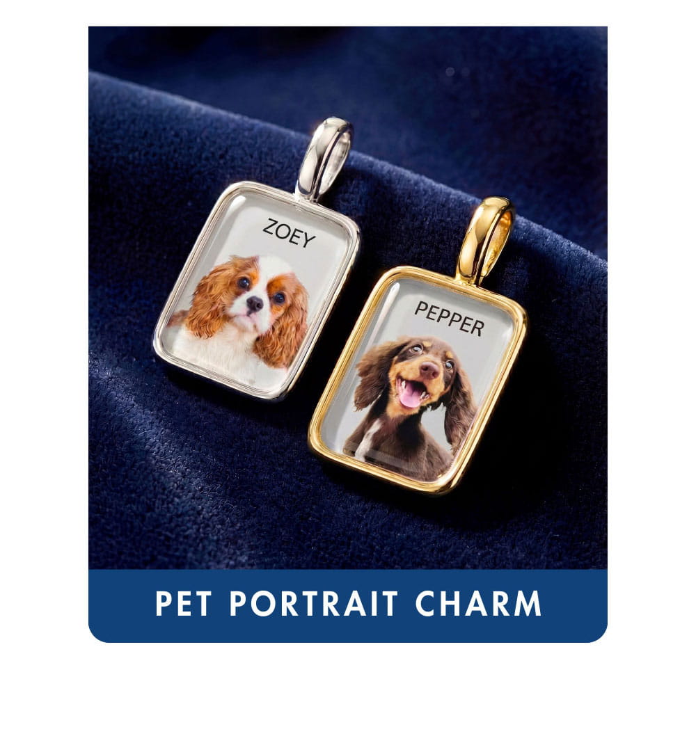 Personalized Pet Portrait Charm