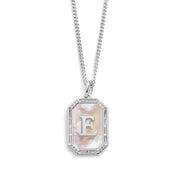 Mother Of Pearl Initial Necklace