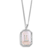 Mother Of Pearl Initial Necklace