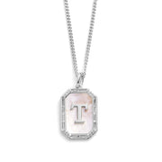 Mother Of Pearl Initial Necklace
