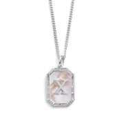 Mother Of Pearl Initial Necklace