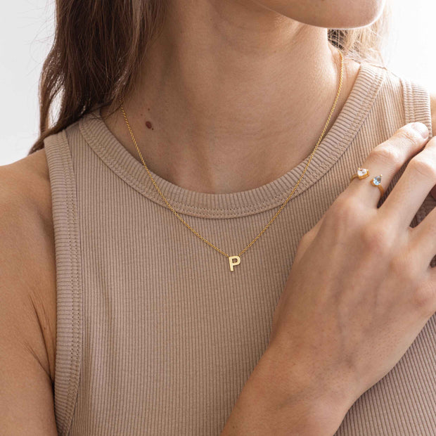 Mini Initial Necklace