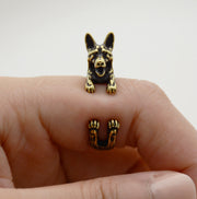 German Shepherd Wrap Ring
