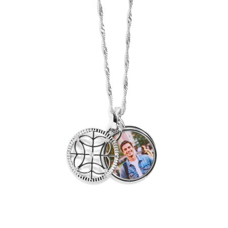 Personalized Filagree Photo Necklace