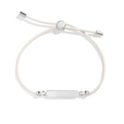 Engravable Bar Leather Bracelet