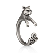 British Shorthair Wrap Ring