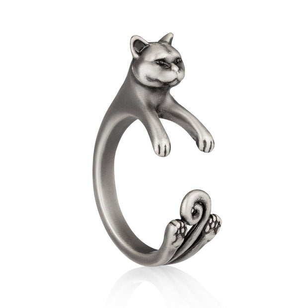 British Shorthair Wrap Ring