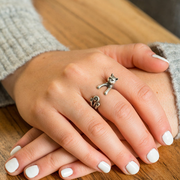British Shorthair Wrap Ring