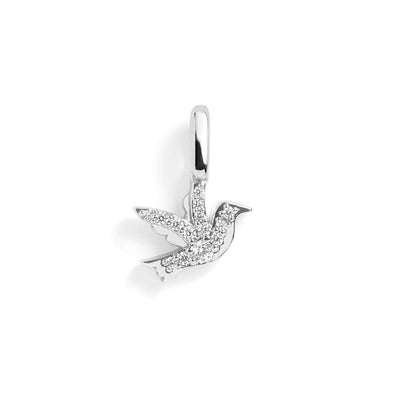 Pavé Bird Remembrance Charm