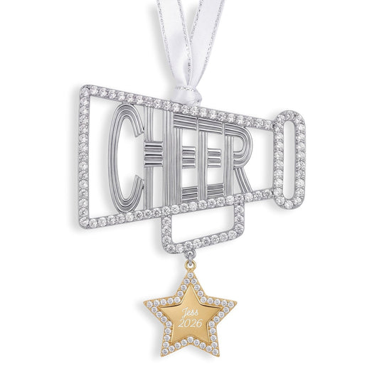 Personalized Cheer Ornament