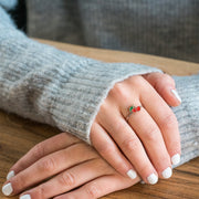 Enamel Cherry Ring