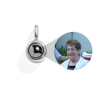 Personalized Circle Photo Charm