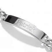 Engravable Curb Chain ID Bracelet