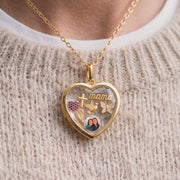 Floating Bird Charm, worn