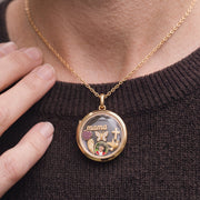 Floating Butterfly Charm, worn