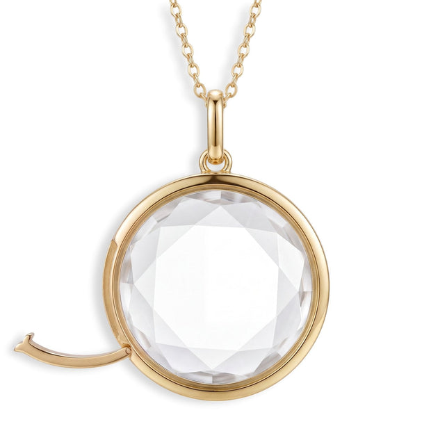 Floating Glass Locket Circle Necklace — image 3 of 5