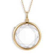 Floating Glass Locket Circle Necklace — thumbnail 2 of 5