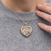 Floating Mama Charm, worn