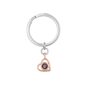 Personalized Heart Photo Keychain