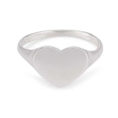 Engravable Heart Ring