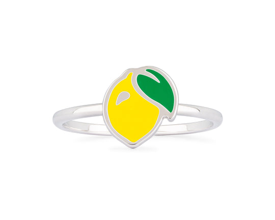 Enamel Lemon Ring