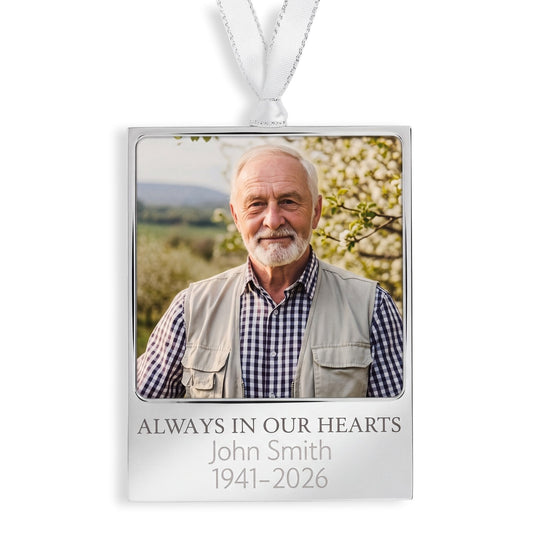 Personalized Memorial Photo Ornament