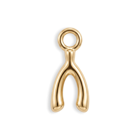 Mini Wishbone Charm