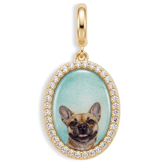 Personalized Painted Pet Portrait Charm