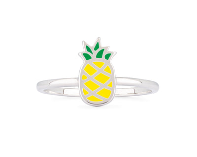 Enamel Pineapple Ring