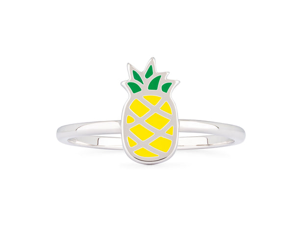 Enamel Pineapple Ring