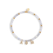 Mini Semi-Precious Personalized Name Bracelet — thumbnail 6 of 11
