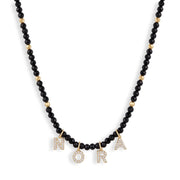 Mini Semi-Precious Personalized Name Necklace — thumbnail 5 of 9