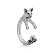 Siamese Cat Wrap Ring