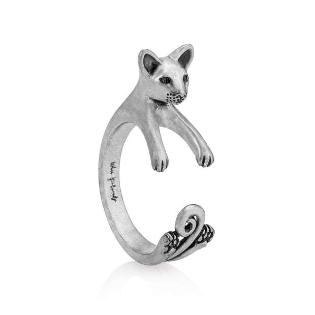 Siamese Cat Wrap Ring