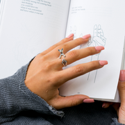 Siamese Cat Wrap Ring