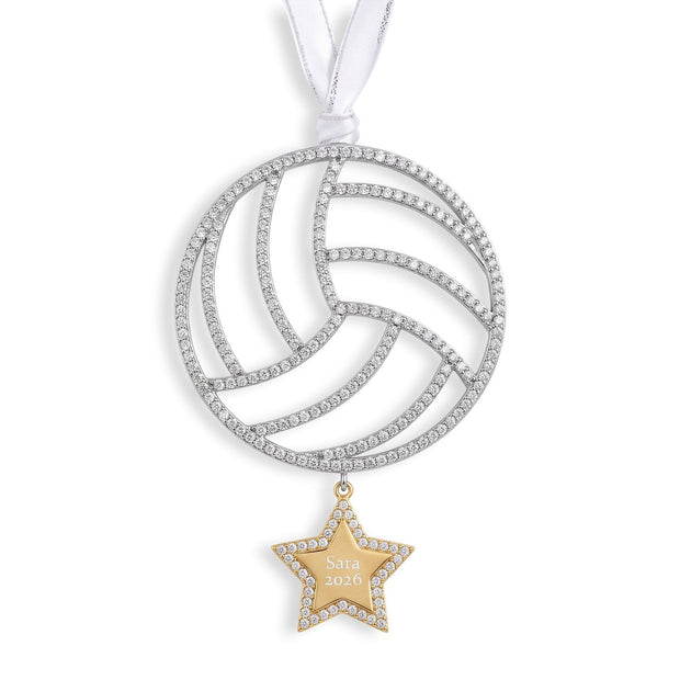 Personalized Volleyball Ornament — image 1 of 2